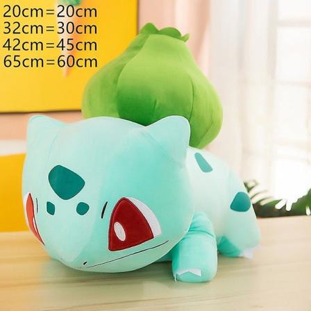 Iso koko 65cm Pikachu Pehmo täytetyt lelut Anime Squirtle picachu Psyduck Sarjakuva Tyynynuket Kids x Bulbasaur 20cm