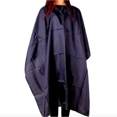 Mørkeblå frisørkappe - Perfekt for hjemmebruk Dark blue
