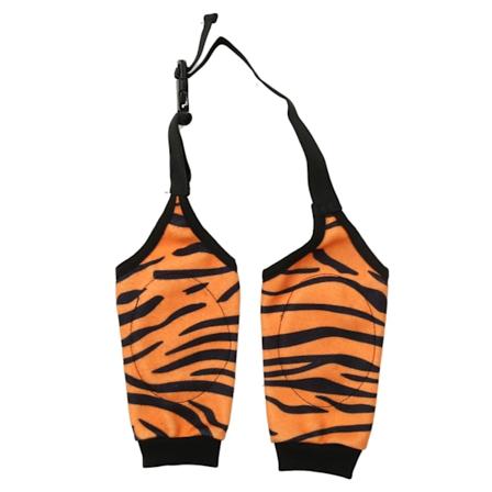 Hundeutvinningshylser Tiger Style Myk Elastisk Pustende Forhindrer Licking Hundens Forben Hylse for Etteroperasjon Hjem 3XL