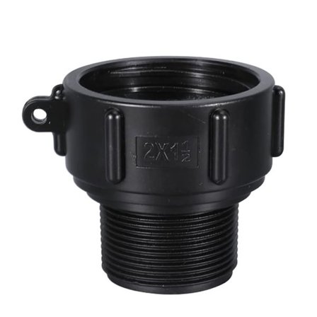 Kytkentäsovitin IBC-säiliölle S60x6mm 1.5'' kierteeseen 2-pack 2-pack