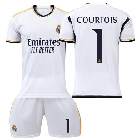 2023-2024 Real Madrid Hemma fotbollströja för barn Vinicius nr. 7 VINI JR COURTO1S 1 28