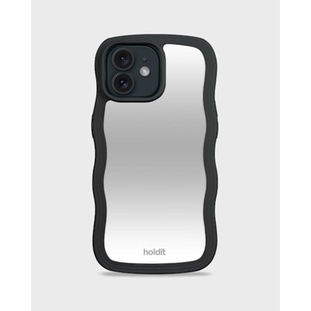 holdit iPhone 12/12 Pro Skal Wavy Black Mirror