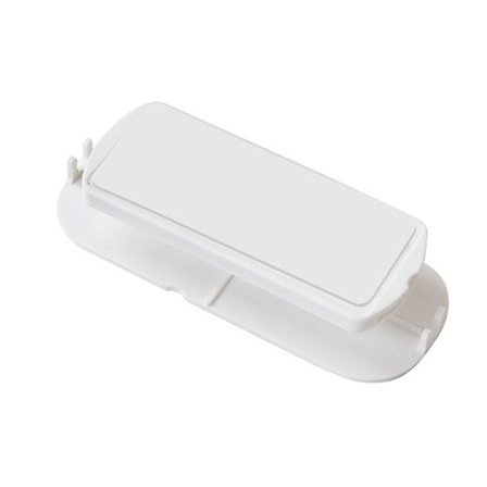 1 stk stikkontaktfeste veggmontert klistremerke hullfri pluggfikser selvklebende fikser kabelorganisator sømløs stikkontakt