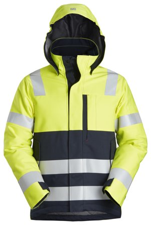 Snickers Workwear 1163 ProtecWork Vinterjakke varsel, gul Varsel, Gul, Klær