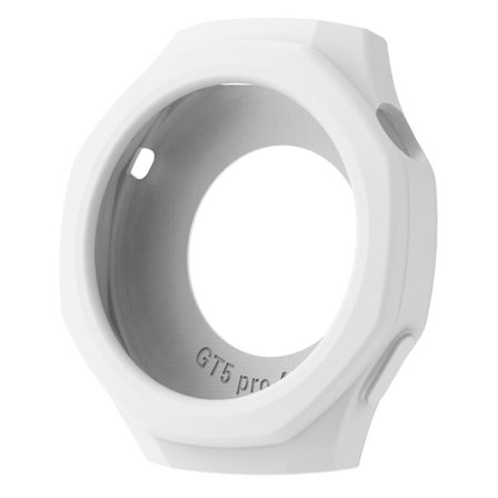 Huawei Watch GT 5 Pro 46mm Klockfodral Mjukt silikonskydd - Vit