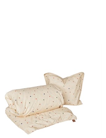 OYOY MINI Konfetti Bedding - Baby - Cream - 100X70CM;40X45CM