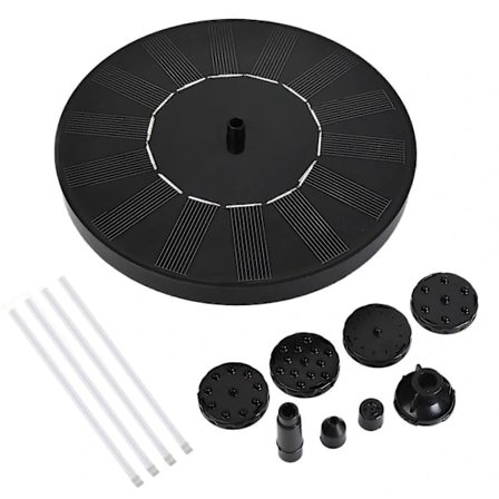 Solvandfontæne til Pool, Terrasse, Have, Dekoration, Udendørsdekoration, Solpumpe, Dekorativ Fontæne