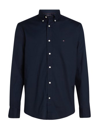 Core Flex Poplin Solid Rf Shirt Navy Tommy Hilfiger