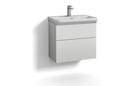 Svedbergs Forma A15611 Tvättställsskåp vitt, 2 lådor 60 cm, Badrum