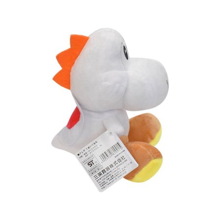 15 cm Vit Yoshi Plysjsett Leke, Utstoppede Dyredokker for Samling Bursdag Julegave