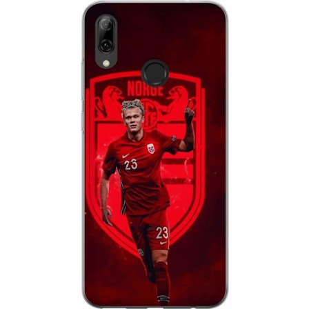 Kompatibelt Mobildeksel til Huawei P smart 2019 Erling Haaland Manchester City Norge fotball målmaskin angriper sterk fysikk fart og kliniske avslutni