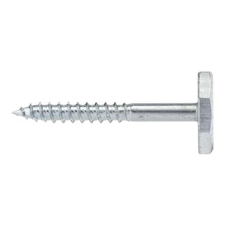 VSB 447065 Rammejusteringsskrue 7 x 65 mm, FZB, stk. 25, Befæstelse