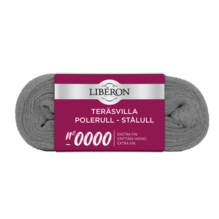 LIBERON STÅLULL POLERULL 100 G NR 0000