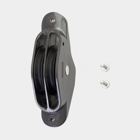 Seldén Double Sheave Box (2 x ø90x16) Incl fasteners (505-059-01)