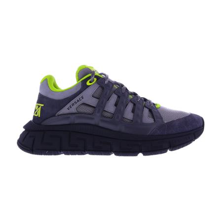 Versace - Sneakers - Grå - Herr - Storlek: 44 Eu, Herr, Storlek: 44 EU