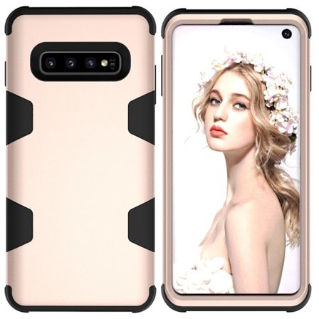 Samsung S10 - Stilrent och Skyddande Skal "Rugged Robot"