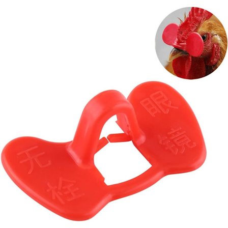 Ögon Skydd Kyckling Peck Plast Majs Ögon Glasögon Ingen Stift Peck Resistenta Skyddsglasögon Jordbruks Utrustning Kyckling Glasögon 50 Pack