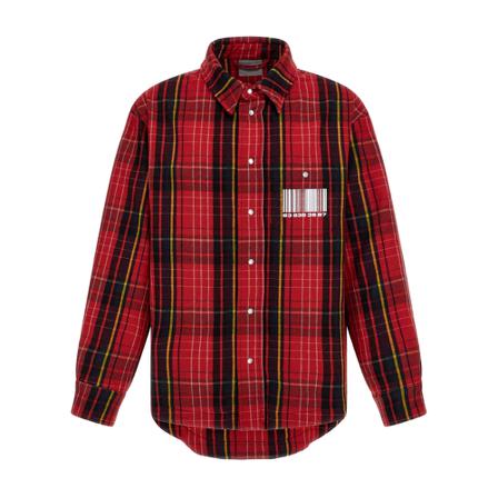 Vtmnts Casual Shirts Rød, Herre Skjorter