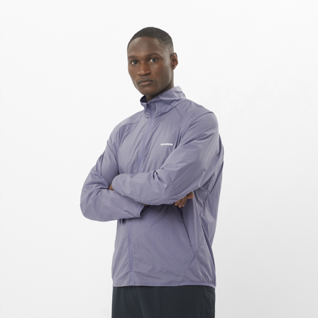 Salomon - Shkout Fly Jkt M - Blue Granite