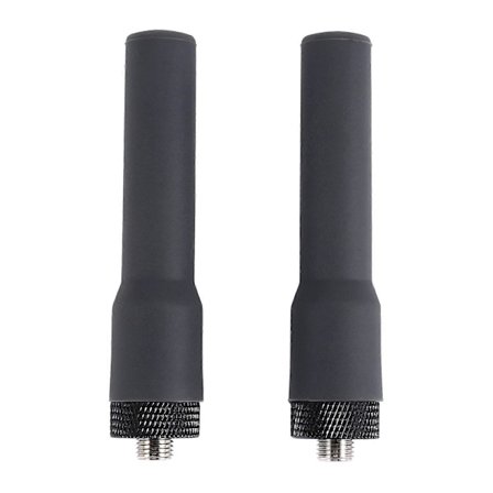 Walkie Talkie Mjuk Antenn -20 Mini Kort Aerial SMA-F Dubbelbands VHF UHF för UV-K6 UV-21 UV-17 UV-1