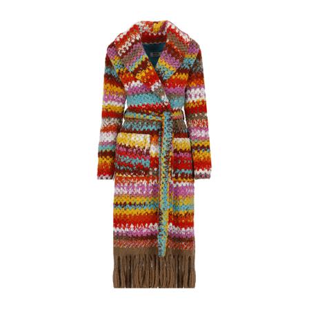 Betta Corradi, Long Knitwear Rood, Dames, Maat:S