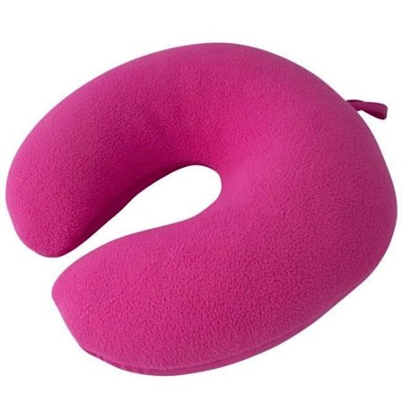 TravelSafe nackkudde 30 cm polyester/spandex rosa