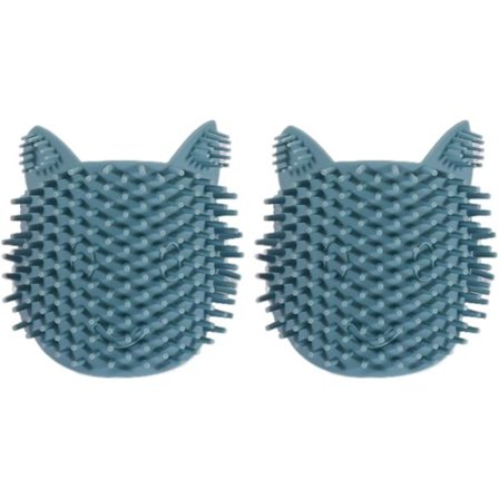 2 kpl seinälle kiinnitettävää kissan kulma-raapimispuuta, kissan kasvojen raapimispuu, seinän kulmahoitajat pehmeä hoitoharja