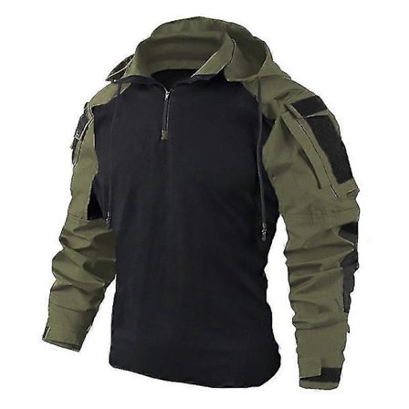 Menn Taktisk Skjorte US Kamuflasje Militær Kamp T-skjorte Airsoft Paintball Camping Jakt Klær