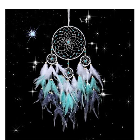 Drømmefanger til pigeværelse vægdekoration uden lys