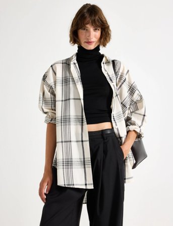 Lindex Shirt Penny - Cream - L