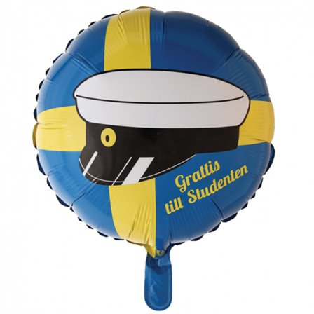 Folioilmapallo Grattis till Studenten 46 cm