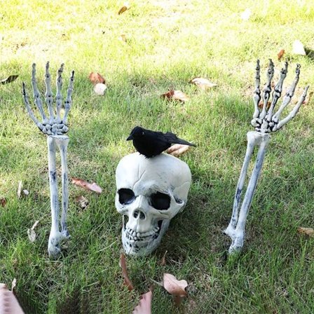 Halloween Decoration Props Simulation Skeleton Hand Bone SET B