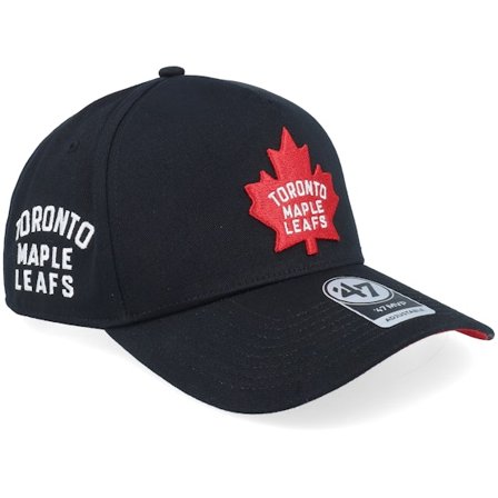 47 Brand - NHL Černá adjustable Kšiltovka - Hatstore Exclusive x Toronto Maple Leafs Vintage Sure Shot MVP Mesh Black/Red Adjustable @ Hatstore