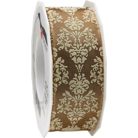 Trådbunden & Tryckt Band 40 mm Bredd, 44 m Längd. Macciato