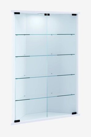 VCM - Vcm Kulmavitriini Vecko Jaloilla varustettu kulmavitriini - Valkoinen - Kaapit - - Homeroom