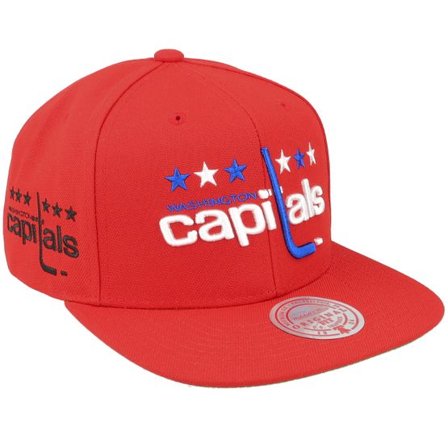 Mitchell & Ness - NHL Röd snapback Keps - Washington Capitals Alternate Flip Red Snapback @ Hatstore