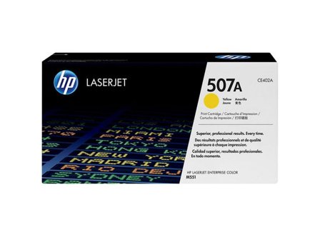 HP Toner CE402A 507A 6K Gul - Lyreco - Toner och bläck - Tonerkassetter - Toner HP