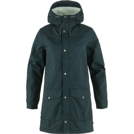 Fjällräven Women's Greenland Winter Parka in Dark Navy, G-1000 /Supreme Microloft | Size: Small