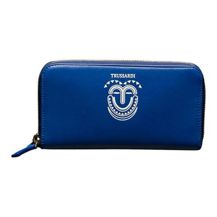 Trussardi Wallets & Cardholders Blå, Dame Punge og Kortholder, Størrelse: ONE Size