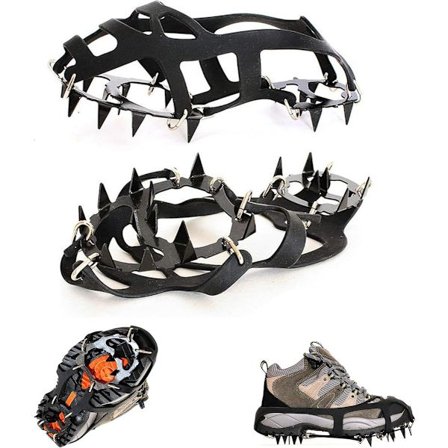 ING 1 par M (37-42) utendørs skøyter og snøskøyter med skøytespiker - vernesko (26x12x3cm)