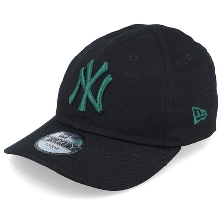 New Era - MLB Schwarz adjustable Cap - Kids New York Yankees Toddler League Essential 9FORTY Black/Dark Green Adjustable @ Hatstore