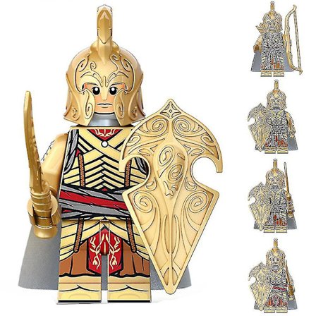 8 stk/sett The Lord Of The Rings Minifigur Byggeklosser Sammenmonterte Figurer Leker Til Barn Gaver