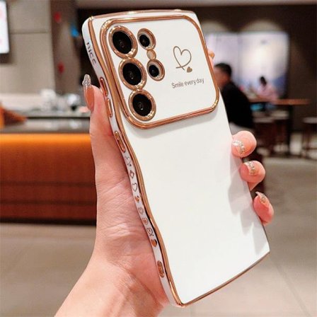 SAM S25ULTRA, pudotuskestävä puhelinkotelo, TPU-puhelinkotelo (valkoinen)