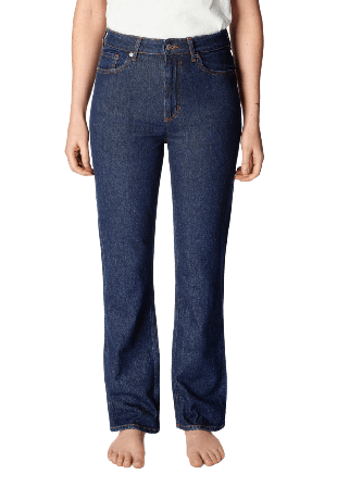Carin Wester Slimfit-jeans med hög midja LINDA Jeans Blå 36