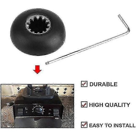 Drevsokkel udskiftningssæt til Vitamix blendere reservedele med nøgle drevsokkel sæt til Vitamix