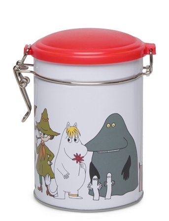 Martinex | Moomin Characters Round Tea Tin | ONE SIZE