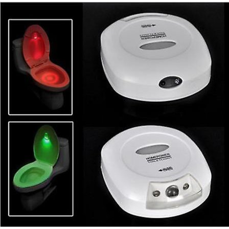 WC-pönttöön kiinnitettävä yövalo Hauska LED-liiketunnistin WC-istuimelle kylpyhuoneen tarvikkeet Valoainetta Erikoislahjat