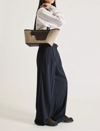 ATP Atelier Gaiba Avena/Walnut Suede/Printed Lizard - Beige - ONE SIZE