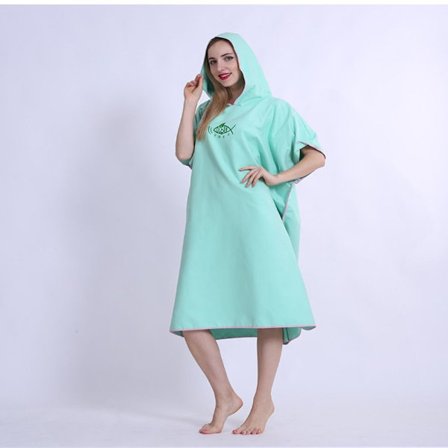 Hettekapper Håndkle Poncho GRØNN