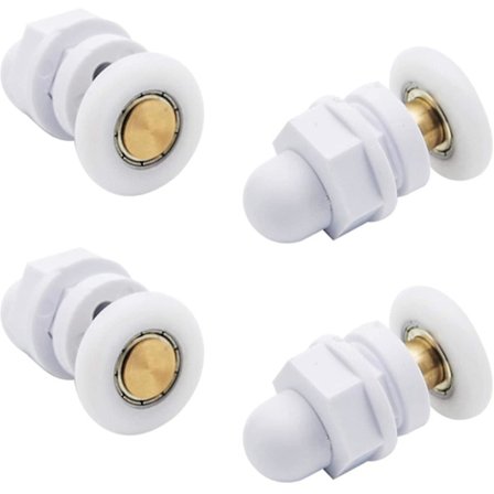 Shower Door Sliding Casters, Durable, Waterproof And Rust-proof (pack Of 4)
